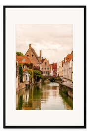 Gerahmter Kunstdruck Brügge, Westflandern, Belgien