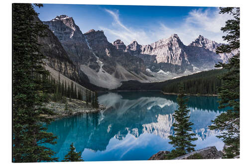 Tableau en aluminium Moraine Lake, Banff National Park, Alberta, Canada III