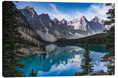 Leinwandbild Moraine Lake, Banff National Park, Alberta, Kanada III