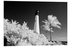 Hartschaumbild Cape Florida Leuchtturm in Key Biscayne