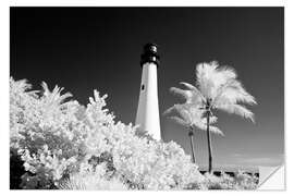 Wandsticker Cape Florida Leuchtturm in Key Biscayne