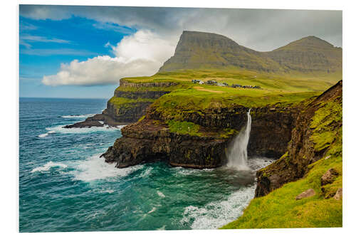 Foam board print Faroe Islands