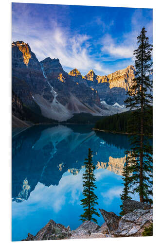 Print på skumplade Moraine Lake, Banff National Park, Alberta, Canada I