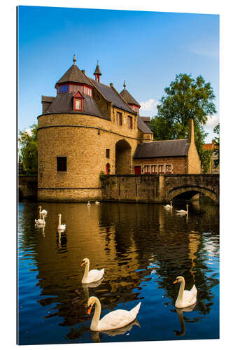 Galleritryk Ezelpoort or Donkey Gate, Bruges