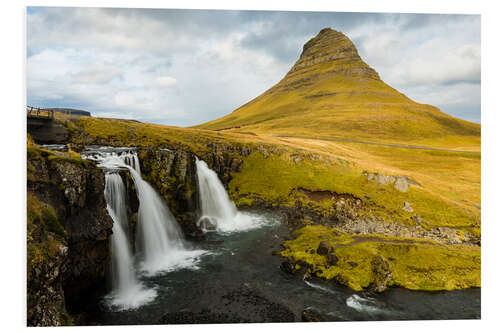 PVC print Kirkjufell with waterfall