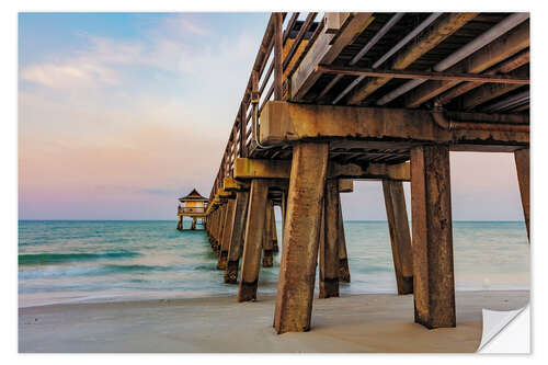 Wandsticker Naples Pier in Naples Florida