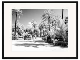 Gerahmter Kunstdruck Garten Bonanno Palermo