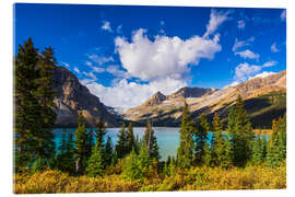 Obraz na szkle akrylowym Bow Lake and the Bow Glacier, Banff National Park