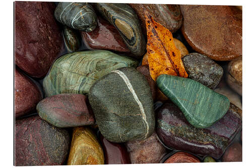 Gallery print Colorful river stones