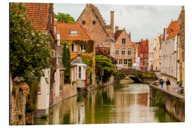Magnettafel Brügge, Westflandern, Belgien