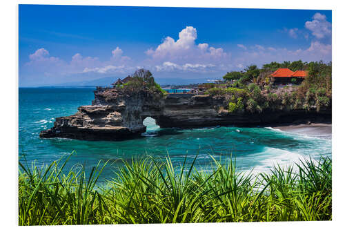 PVC-tavla Sea arch at Tanah Lot Temple, Bali, Indonesia