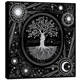 Tableau sur toile Celestial Tree of Life