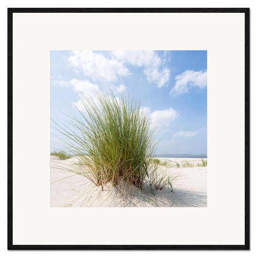 Framed art print Dune on the beach