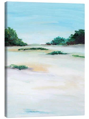 Canvas print White sand