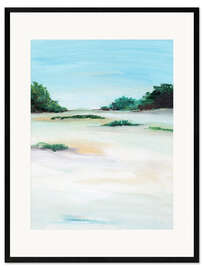 Framed art print White sand