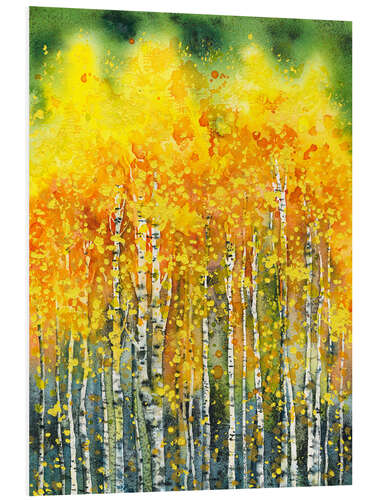 PVC-taulu Golden Aspen Trees