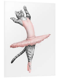 Foam board print Ballerina Cat