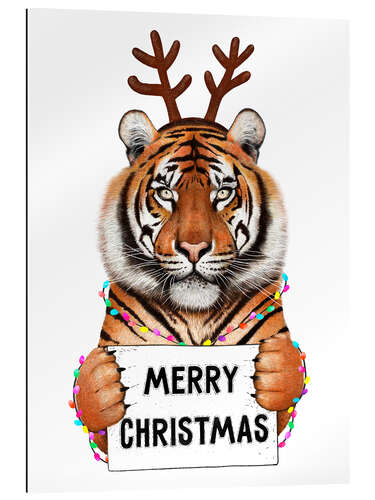 Galleriprint Merry Christmas - christmas tiger