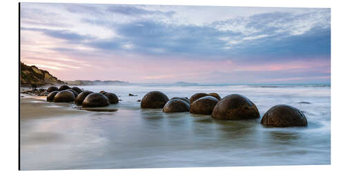 Aluminiumsbilde Moeraki boulders, New Zealand