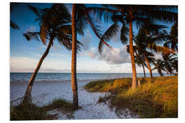 Foam board print At the beach, Key West, Florida