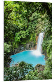 Magnettafel Wasserfall Rio Celeste, Costa Rica