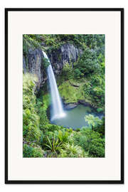 Gerahmter Kunstdruck Bridal Veil Falls, Neuseeland