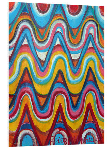 Tableau en PVC Pop multicolor 4