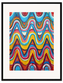 Framed art print Pop multicolor 4