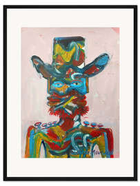 Gerahmter Kunstdruck Cowboy