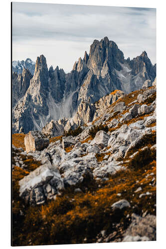 Aluminium print Cadini di Misurina