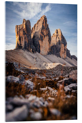 Acrylic print Three Peaks