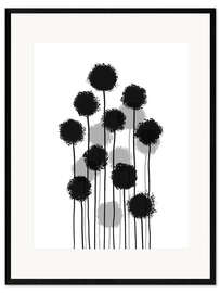 Framed art print Dandelions