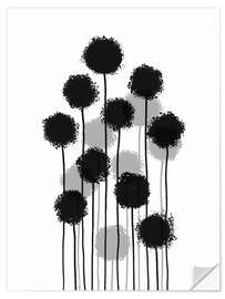 Wall sticker Dandelions