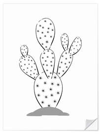 Vinilo para la pared Cactus Lady