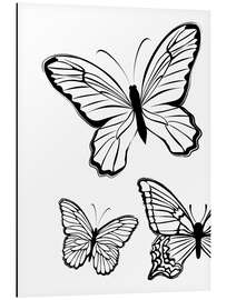 Cuadro de aluminio Butterflies