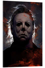 Tableau en verre acrylique Michael Myers