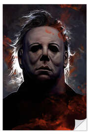 Sticker mural Michael Myers