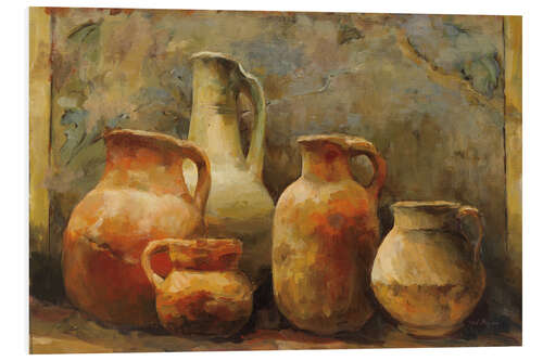 Foam board print Tuscan Vessels