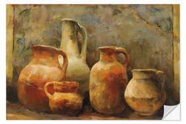 Adesivo murale Tuscan Vessels