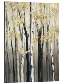 Tableau en plexi-alu Golden Birch I