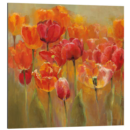 Quadro em alumínio Tulips III