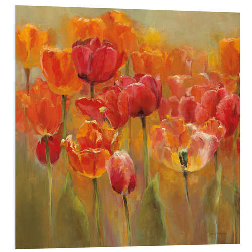 Foam board print Tulips III