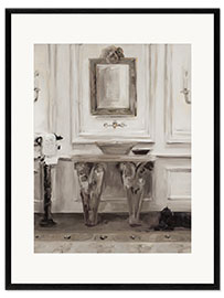 Inramat konsttryck Classical Bath I