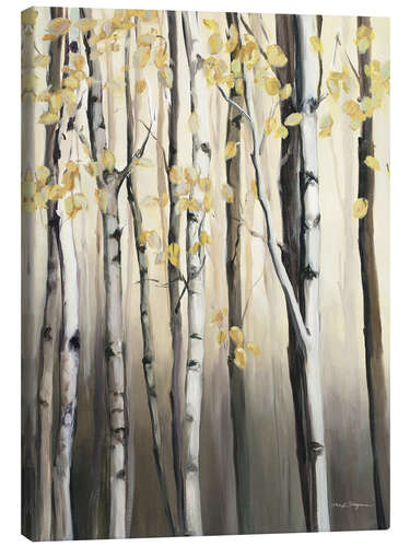 Canvas print Golden Birch II