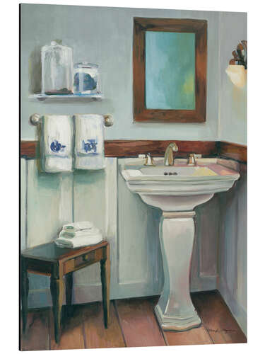 Tableau en aluminium Cottage Sink Navy