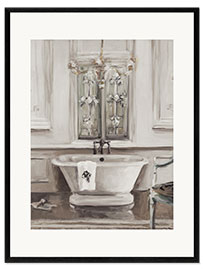 Innrammet kunsttrykk Classical Bath III