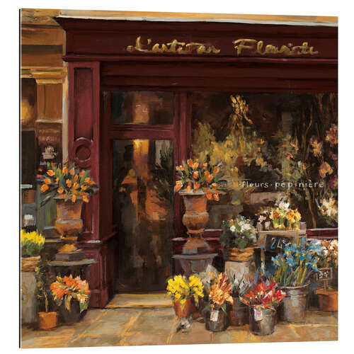 Gallery print Parisian flower shop I