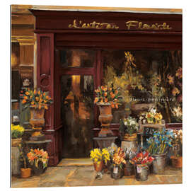 Galleritryk Parisian flower shop I