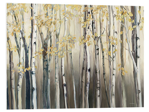 Tableau en PVC Golden Birch III