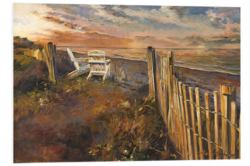 PVC print The Beach at Sunset